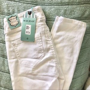 Wax Jean white size 0 NWT